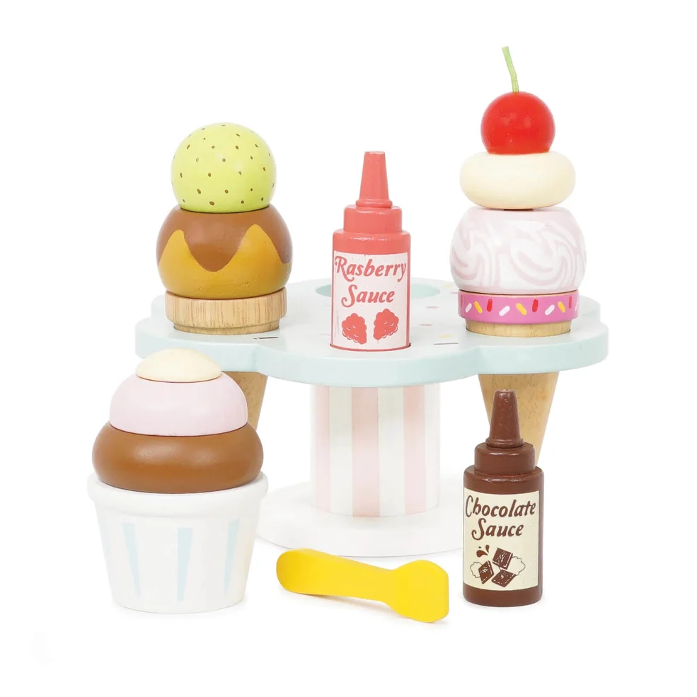 Le Toy Van Honeybake Carlo's Ice Cream Stand Image 1