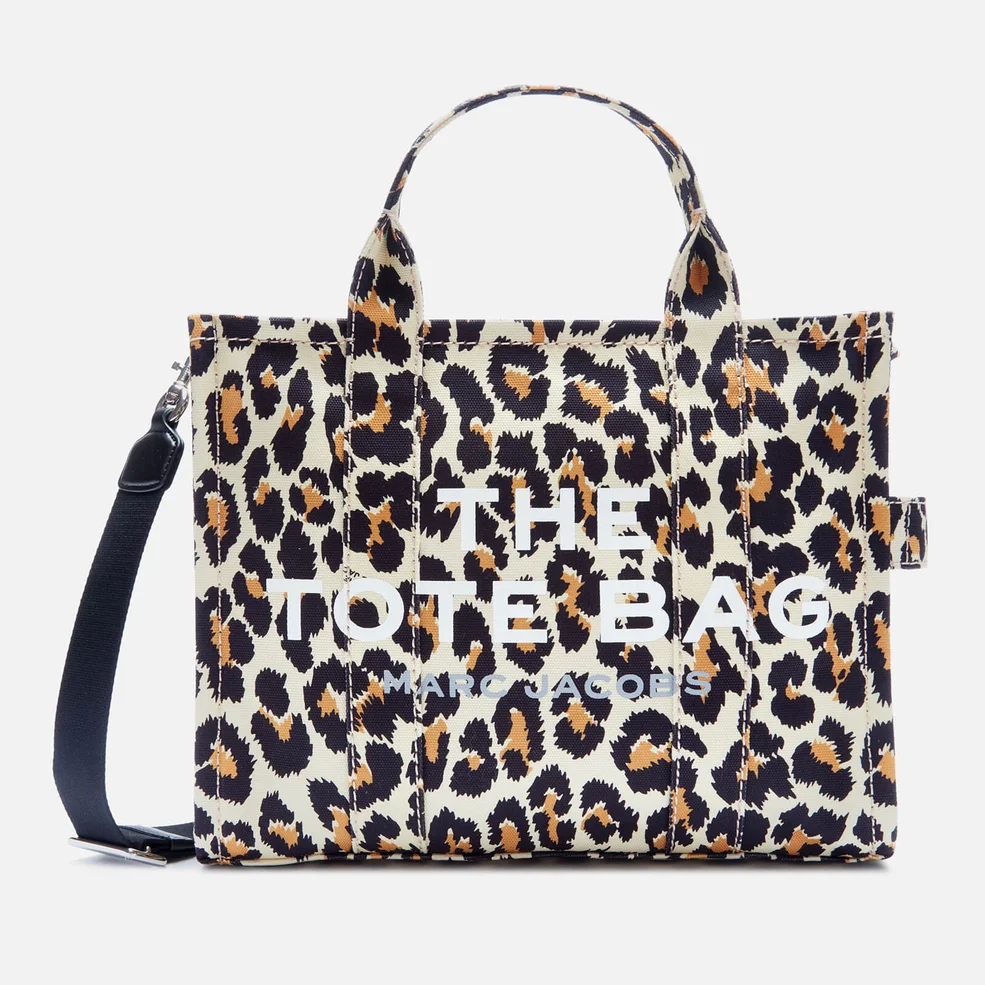 Marc Jacobs Medium Leopard-Print Canvas Tote Bag Image 1