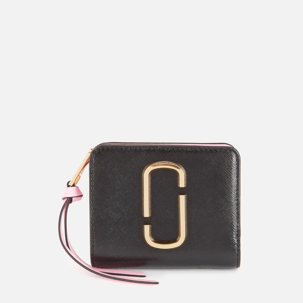 Marc Jacobs Women's Mini Compact Wallet - New Black Multi Image 1