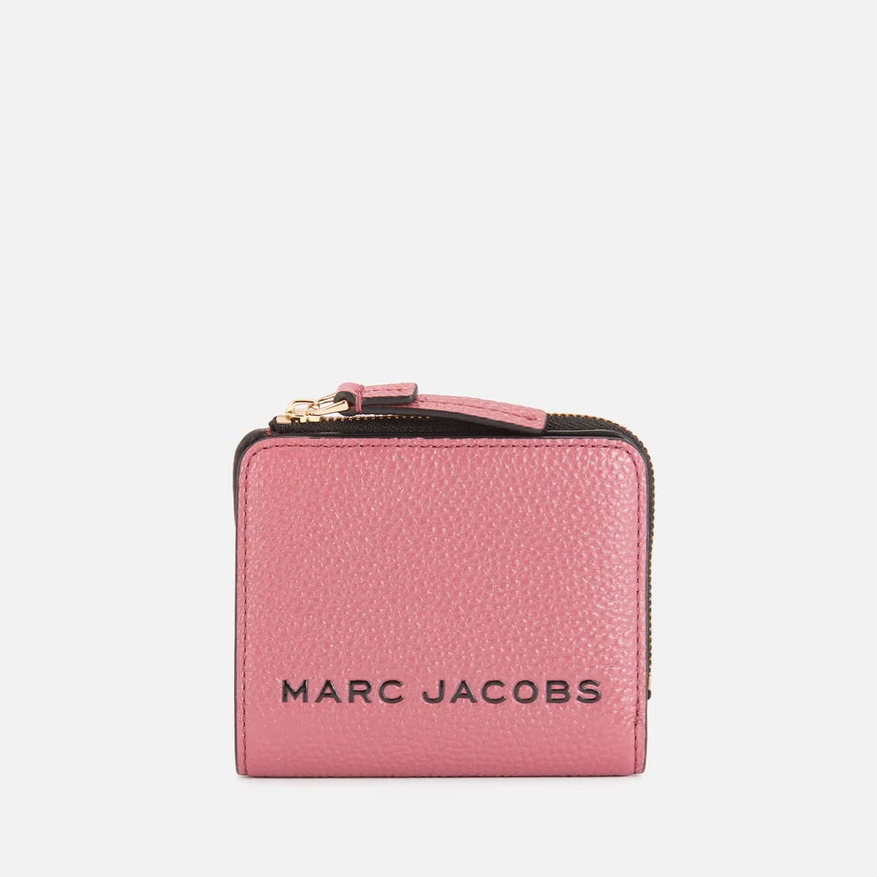 Marc Jacobs Women's Mini Compact Zip Wallet - Dusty Ruby Image 1