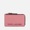 Marc Jacobs Women's Small Top Zip Wallet - Dusty Ruby - Image 1