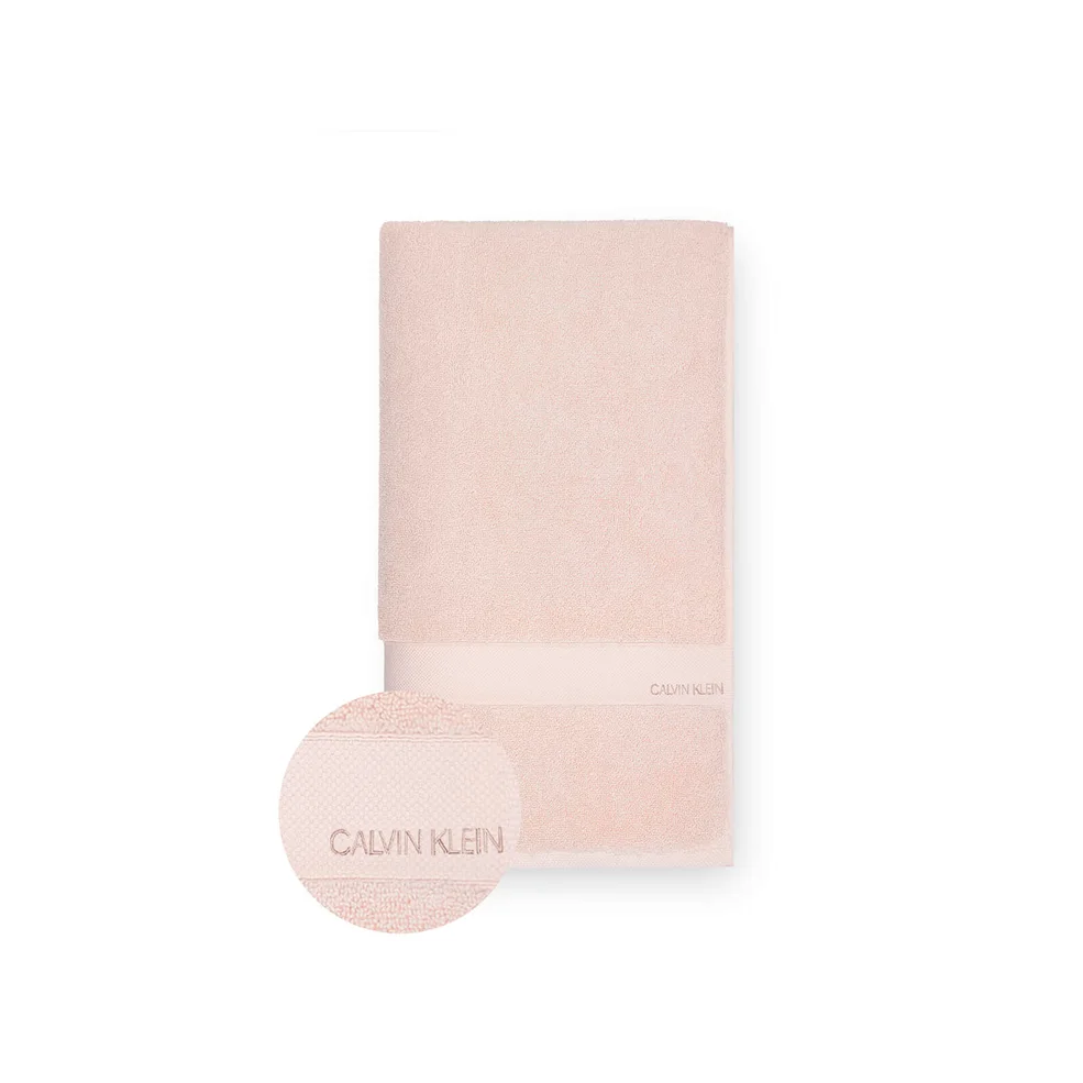 Calvin Klein Tracy Bath Towel - Pink Image 1