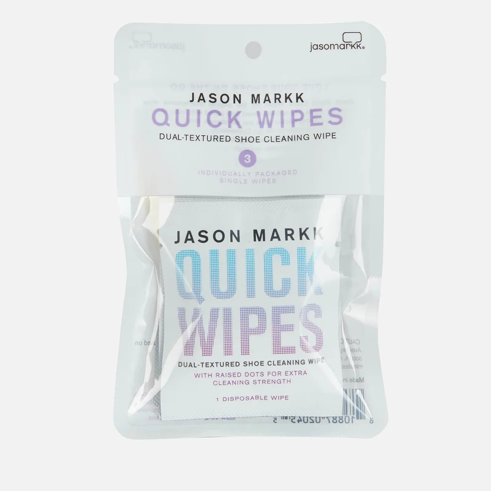Jason Markk Quick Wipes 3 Pack - White Image 1