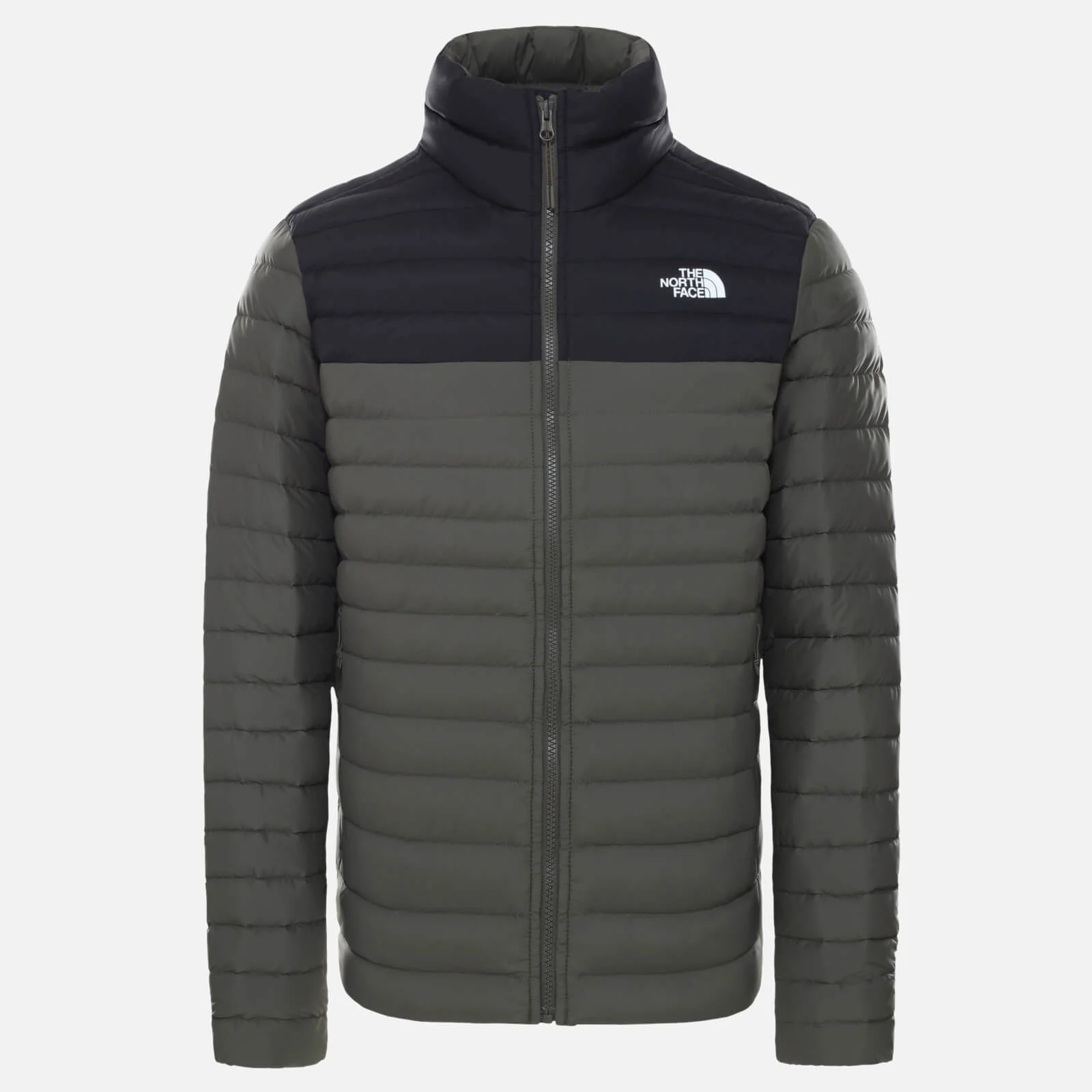 The North Face Men's Stretch Down Jacket - New Taupe Green/TNF Black Image 1