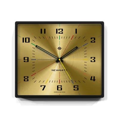 Newgate Box Office Clock - Brass