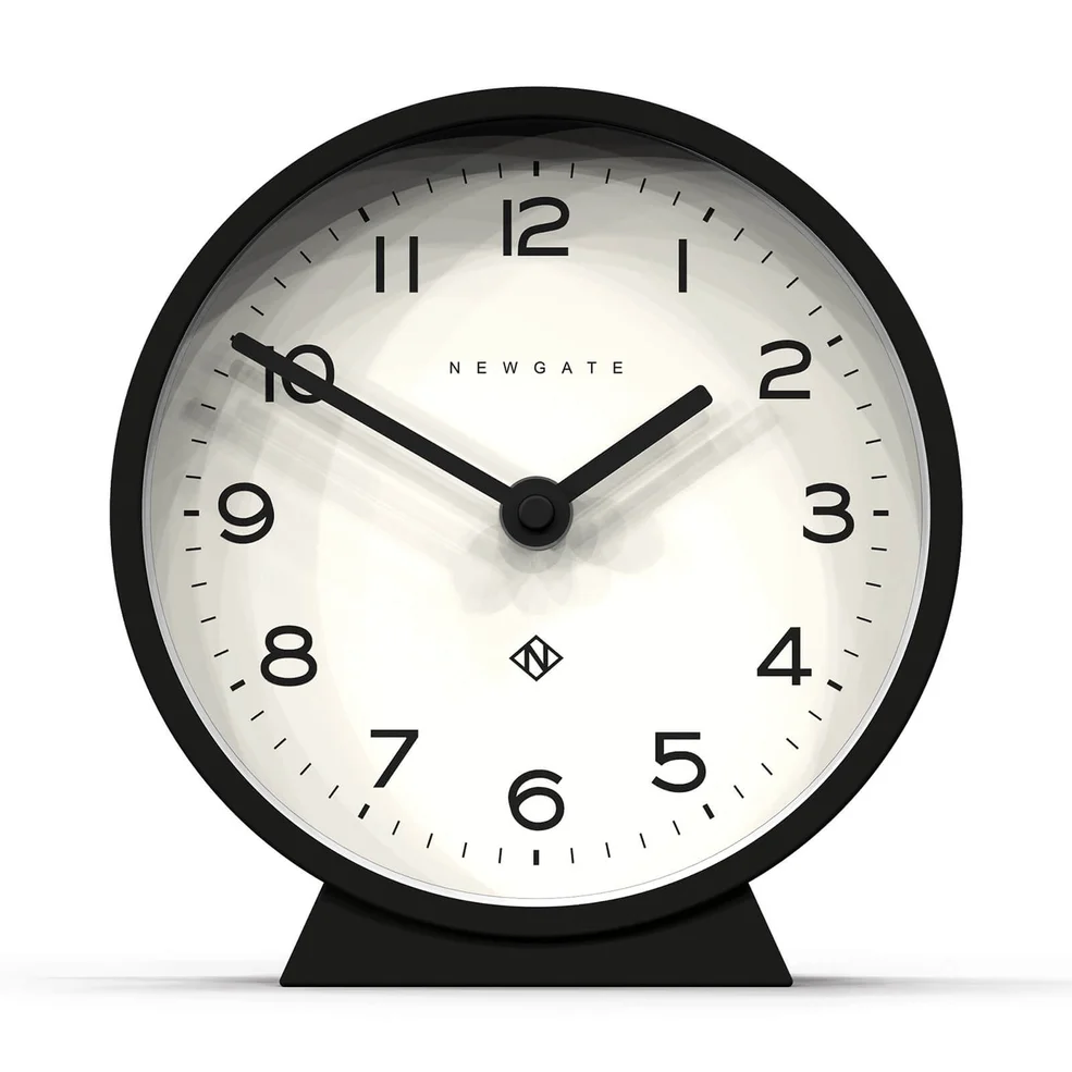 Newgate M Mantel Echo Clock - Black Image 1