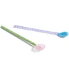 HAY Glass Spoons Twist Set of 2 - Turquoise/Pink - Image 1