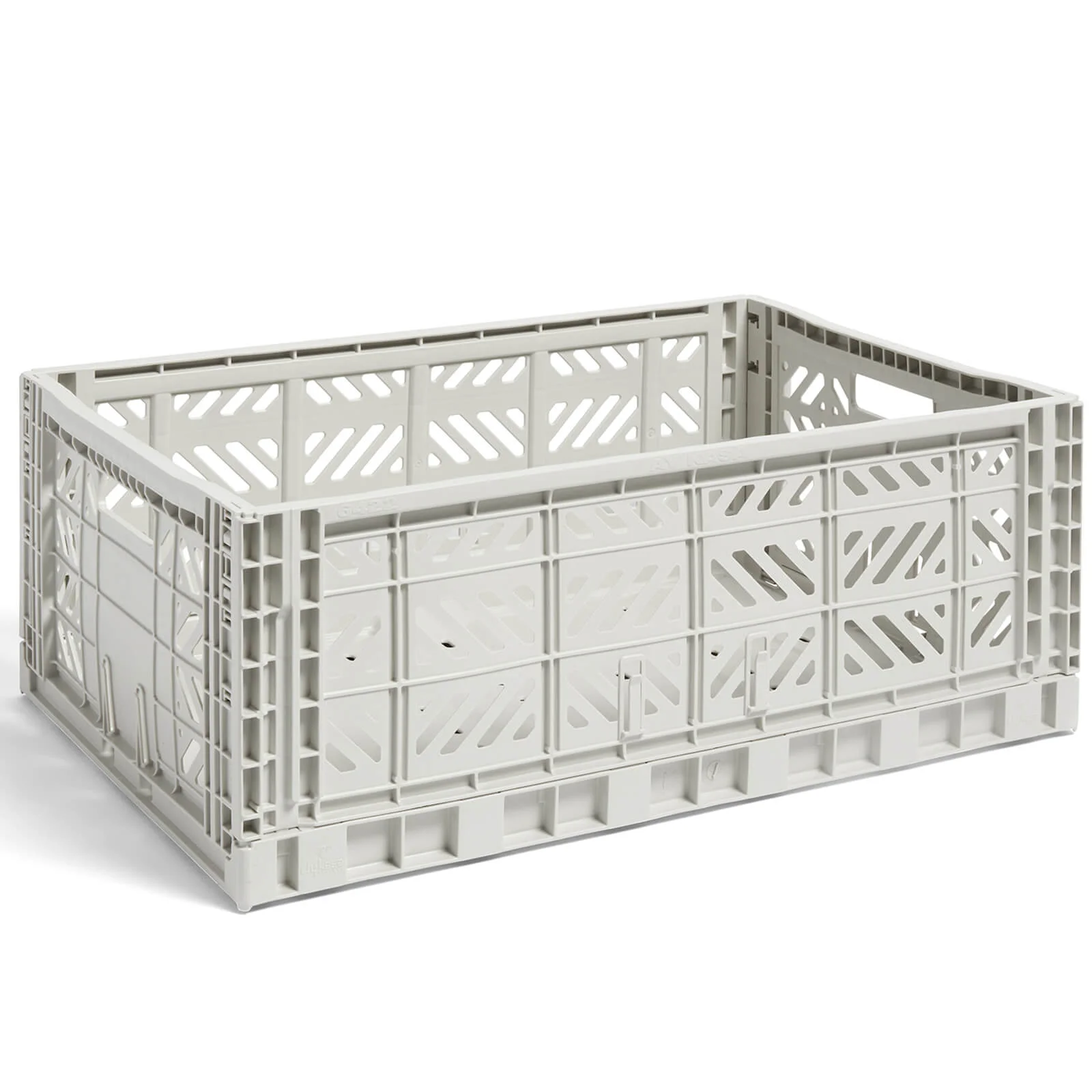 HAY Colour Crate Light Grey - L Image 1