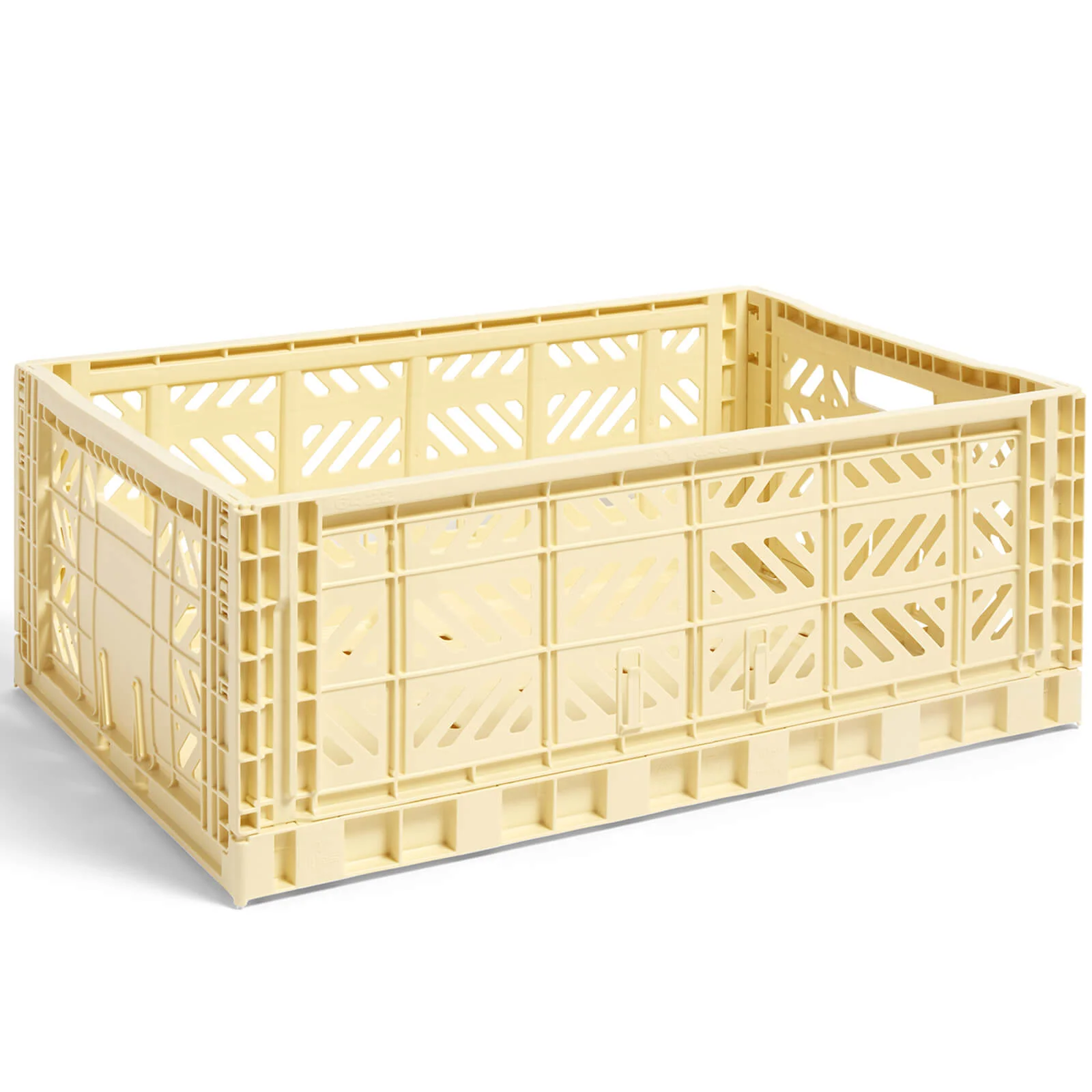 HAY Colour Crate Light Yellow - L Image 1