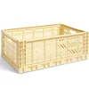 HAY Colour Crate Light Yellow - L - Image 1