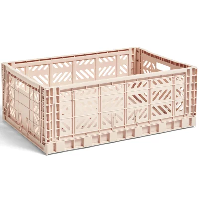 HAY Colour Crate Soft Pink - L