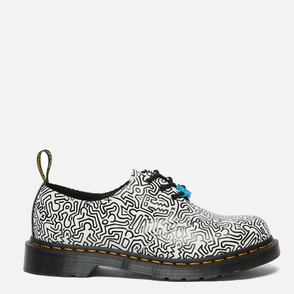 Dr. Martens X Keith Haring 1461 Smooth Leather 3-Eye Shoes - White Image 1