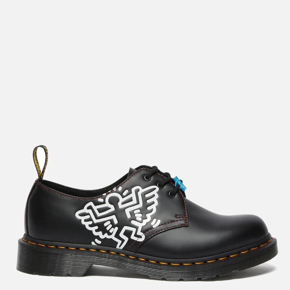 Dr. Martens X Keith Haring 1461 Smooth Leather 3-Eye Shoes - Black Image 1
