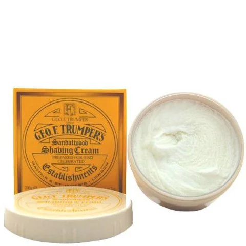 Geo. F. Trumper's Shave Cream Tub - Sandalwood 200g Image 1