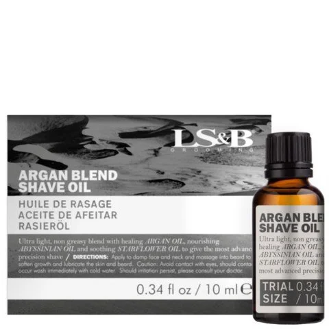 Lock, Stock & Barrel Argan Blend Shave Oil 10ml Image 1