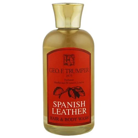 Geo. F. Trumper Travel Spanish Leather Hair and Body Wash 100ml Image 1