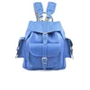Grafea Hari Medium Leather Rucksack - Smurf Blue - Image 1
