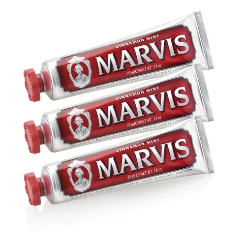 Marvis Cinnamon Mint Toothpaste Triple Pack (3 x 75ml) Image 1