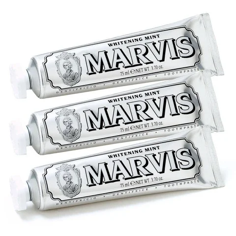 Marvis Whitening Mint Toothpaste Triple Pack (3 x 75ml) Image 1