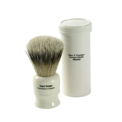Geo. F. Trumper 2273 Super Badger Shaving Brush with Case