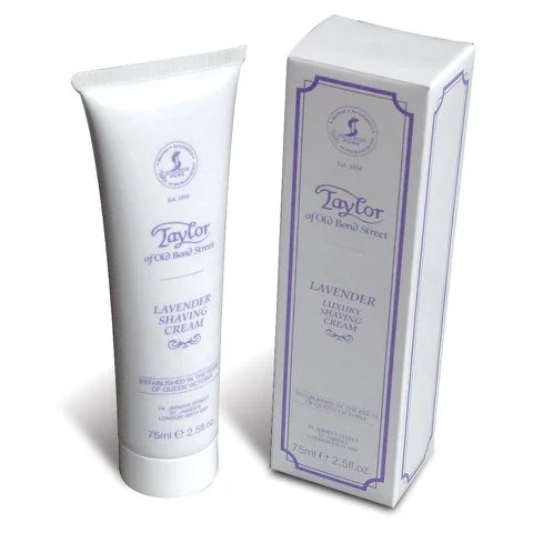 Taylor of Old Bond Street Shaving Cream Tube (75g) - Lavender Image 1