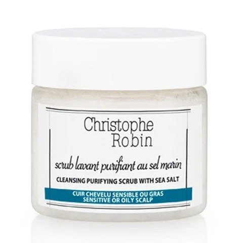 Christophe Robin Cleansing Purifying Scrub with Sea Salt (250ml) Image 1
