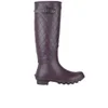 Barbour Women's Setter Quilted Wellington Boots - Purple - Image 1