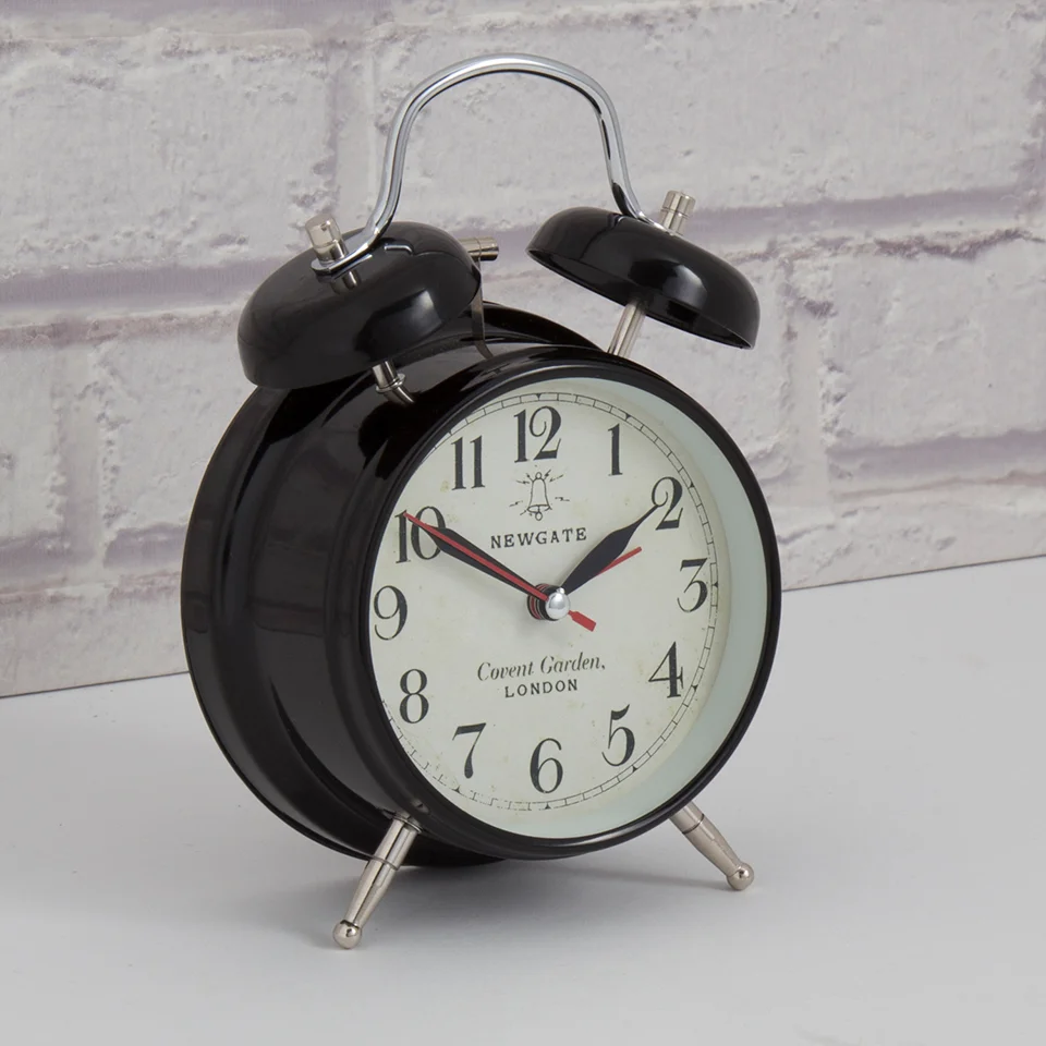 Newgate Covent Garden Medium Clock - Black Image 1