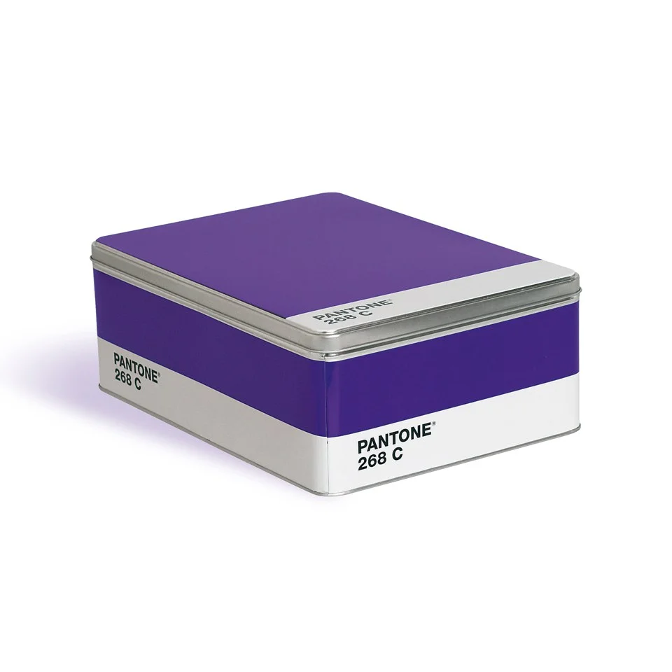 Seletti Pantone 268 Royal Purple Metal Storage Box Image 1