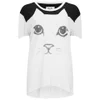 Zoe Karssen Women's Cat T-Shirt - White/Black - Image 1