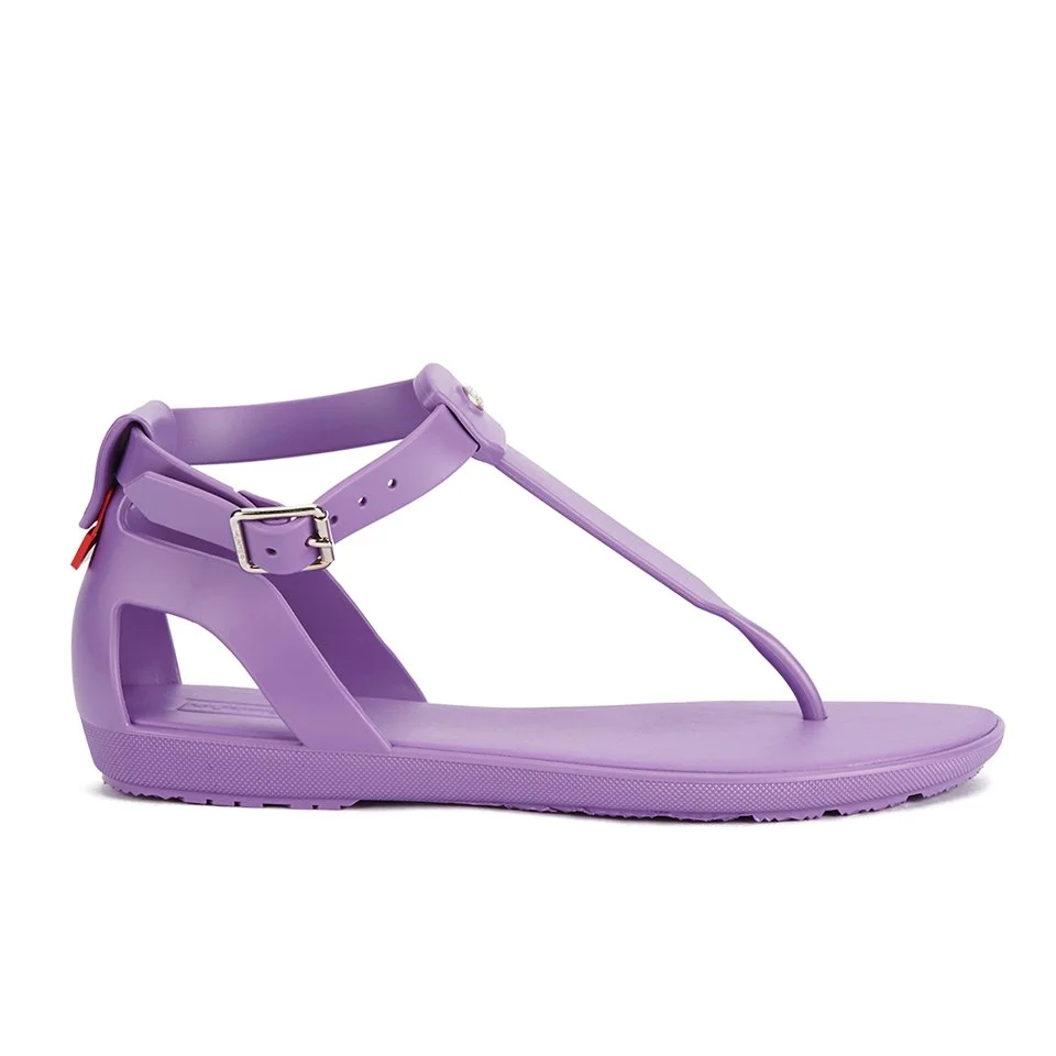 Hunter Women's Original T-bar Sandals - Bright Lavender Image 1