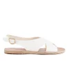 Ancient Greek Sandals Women's Maria Leather Sandals - White - Image 1
