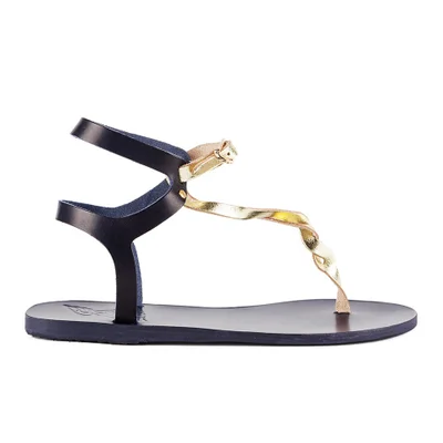 Ancient Greek Sandals Women's Ismene Leather Sandals - Marine/Platinum