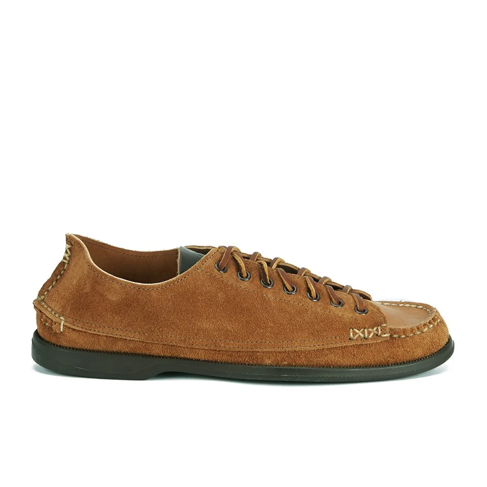 Yuketen Men's Suede Sneaker/Moccasin Shoes - Brown Image 1
