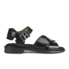 Paul Smith Shoes Women's Hawkers Leather Flat Sandals - Nero Amalfi - Image 1