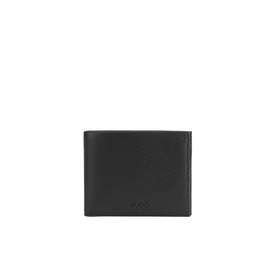 HUGO Tyros Leather Wallet - Black Image 1