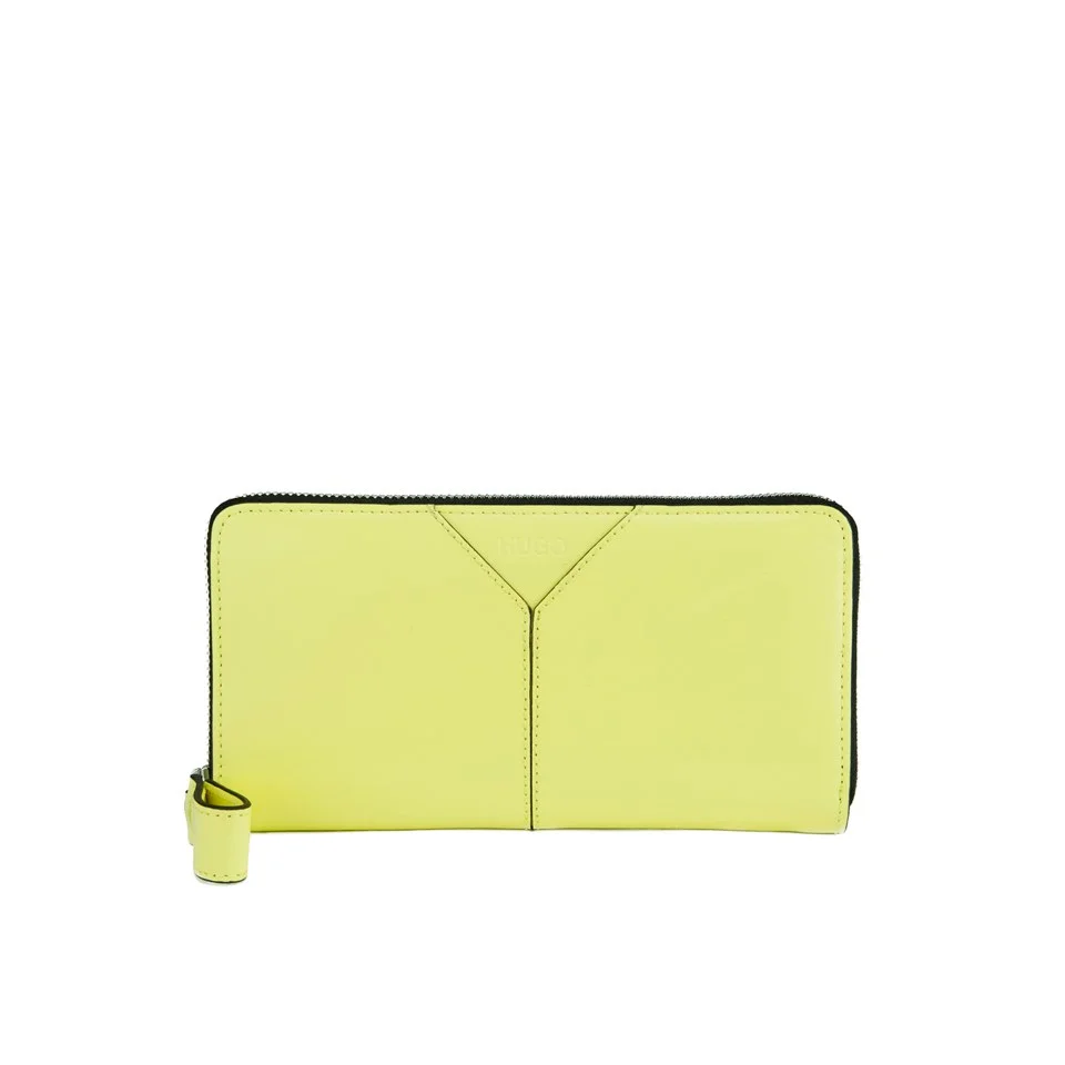 HUGO Vanilla Long Wallet - Pastel Yellow Image 1