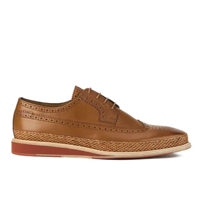 Paul Smith Shoes Men's Kordan Leather Wedged Brogues - Cuoio Tan