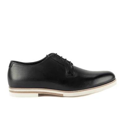 Mr. Hare Men's Bux Leather Derby Shoes - Nero