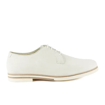 Mr. Hare Men's Bux Suede Derby Shoes - White
