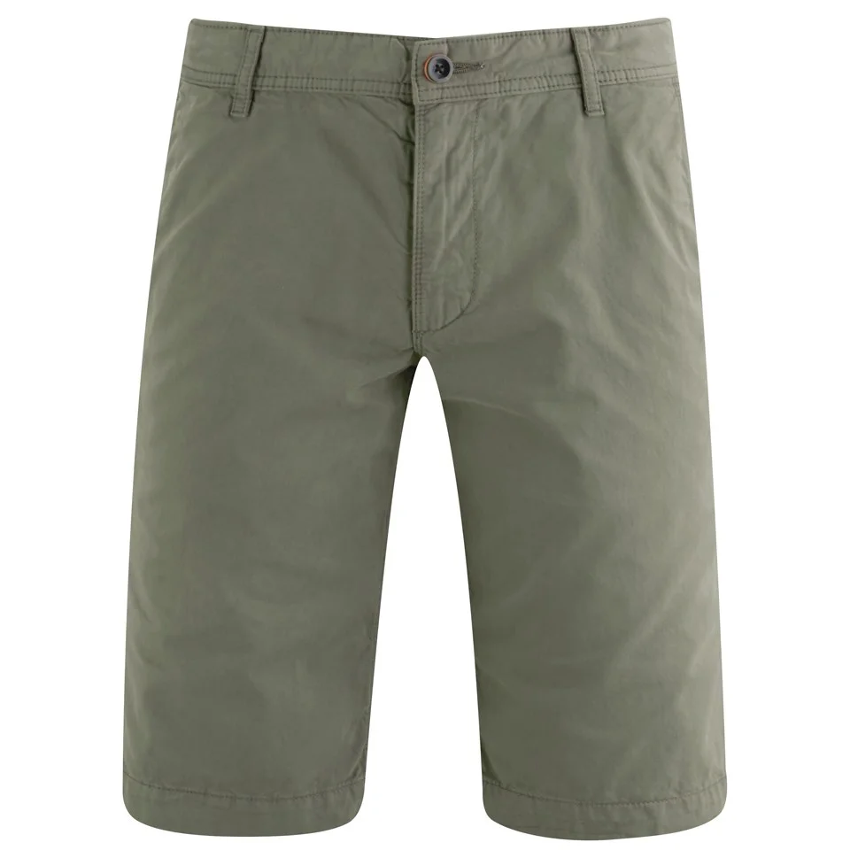 BOSS Orange Men's Regular Fit Schino Shorts - Khaki Image 1