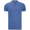 BOSS Orange Men's Slim Fit Pascha Polo Shirt - Electric Blue - Image 1