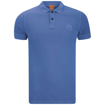 BOSS Orange Men's Slim Fit Pascha Polo Shirt - Electric Blue