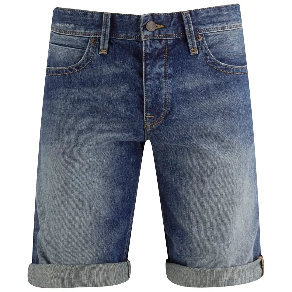 BOSS Orange Men's O24 Fit Denim Shorts - Light Wash Image 1