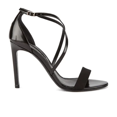 BOSS Hugo Boss Women's Tahara-A Grosgrain Barely There Heeled Sandals - Black