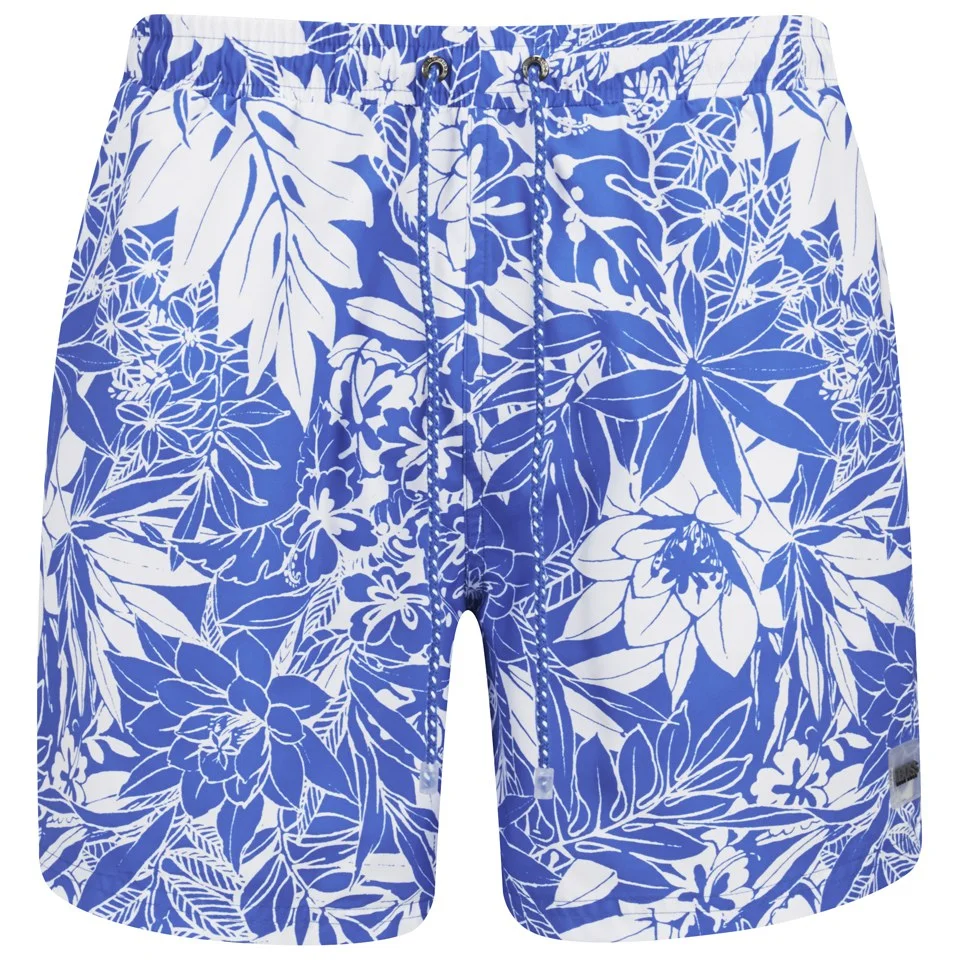 BOSS Hugo Boss Men's Piranha Swim Shorts - Blue Image 1