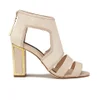 Kat Maconie Women's Georgia Leather Cut Out Heeled Sandals - Nude - Image 1