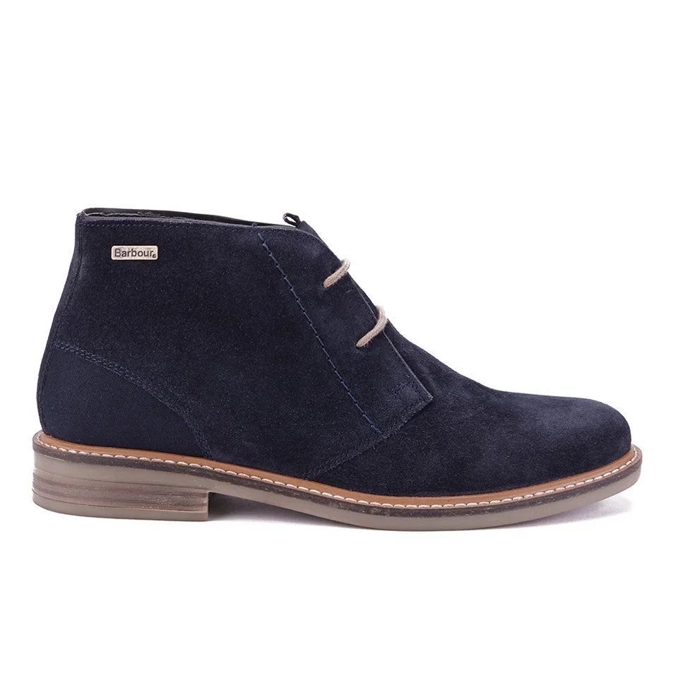 Barbour Men's Readhead Suede Chukka Boots - Navy Image 1