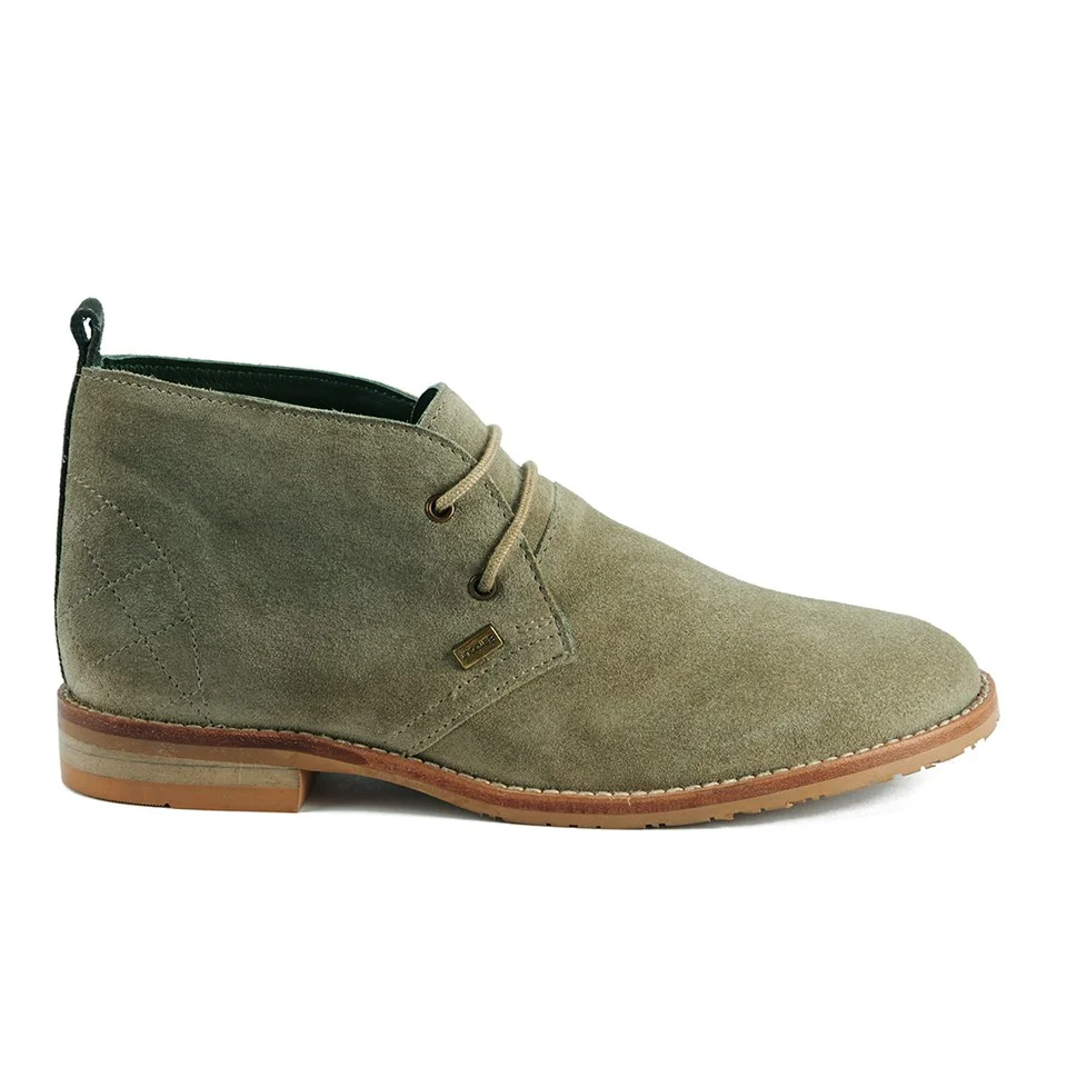 Barbour Women's Harwood Suede Desert Boots - Stone Image 1