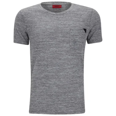 HUGO Men's Dianco Chest Pocket T-Shirt - Open Grey